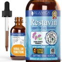 Restavin - Advanced Ben Support Supplement - flytende levering for bedre absorpsjon - vitamin C, jern, valerisk, gurkemeie, magnesium og mer!
