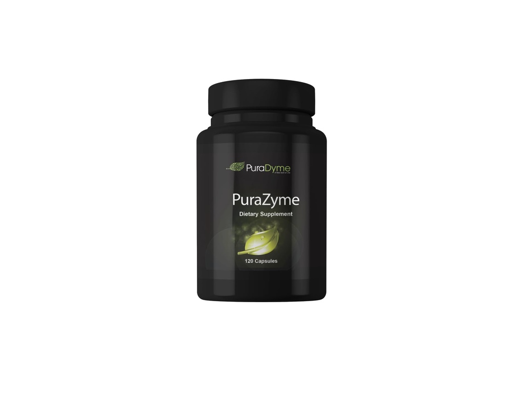 PuraDyme PuraZyme blanding av digestive enzymer av Lou Corona 120 kapsler