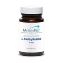 MetylPro L-metylfolat 5 mg - støtter et sunnt mindset - aktiv folat for metyleringsstøtte og biokjemiske reaksjoner - svært biotilgjengelig - fleksibel dosering - 30 serveringer - 30 kapsler