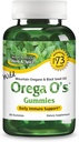 NORTH AMERIKAN HERB & SPICE Orega O's - 60 Gummier med Wild Mountain Oregano & Black Seed Oil - Non-GMO - 30 Services