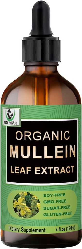 Organic Mullein Leaf ekstrakt for lunger