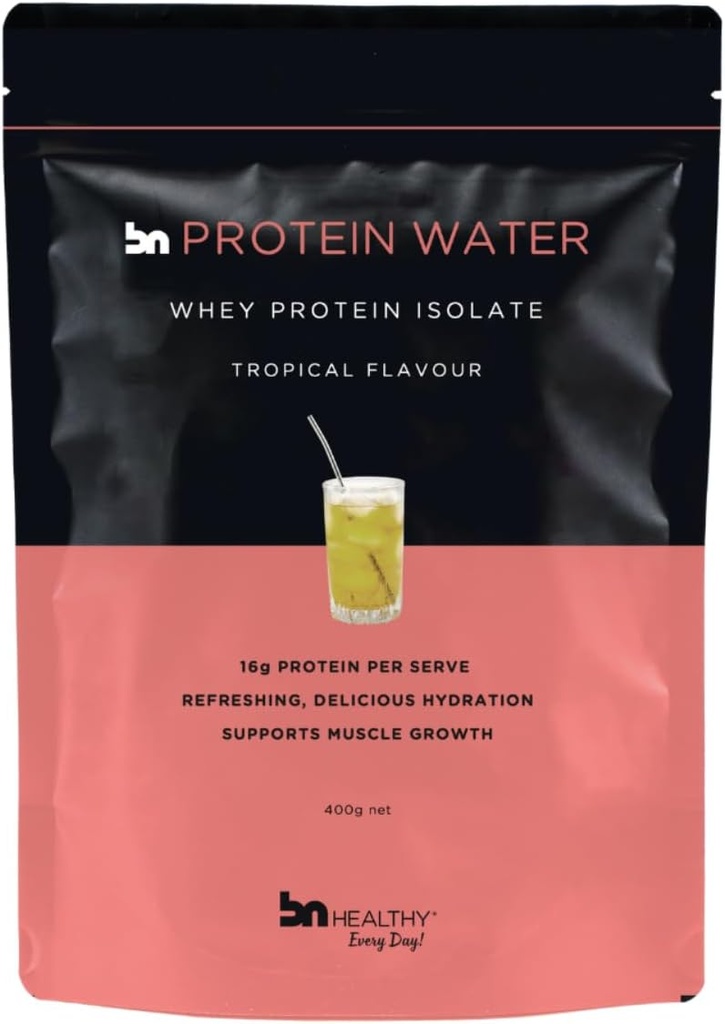 BNHealthy Delicious Whey Protein Powder - Tropisk - Premium Whey Isolate for høyeste proteinkonsentrasjon - sukkerfri formel for vektkontroll