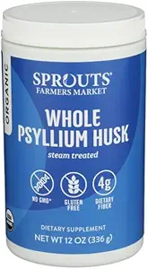 Generisk Sprouts Økologisk Hele Psyllium Husk - 12 oz