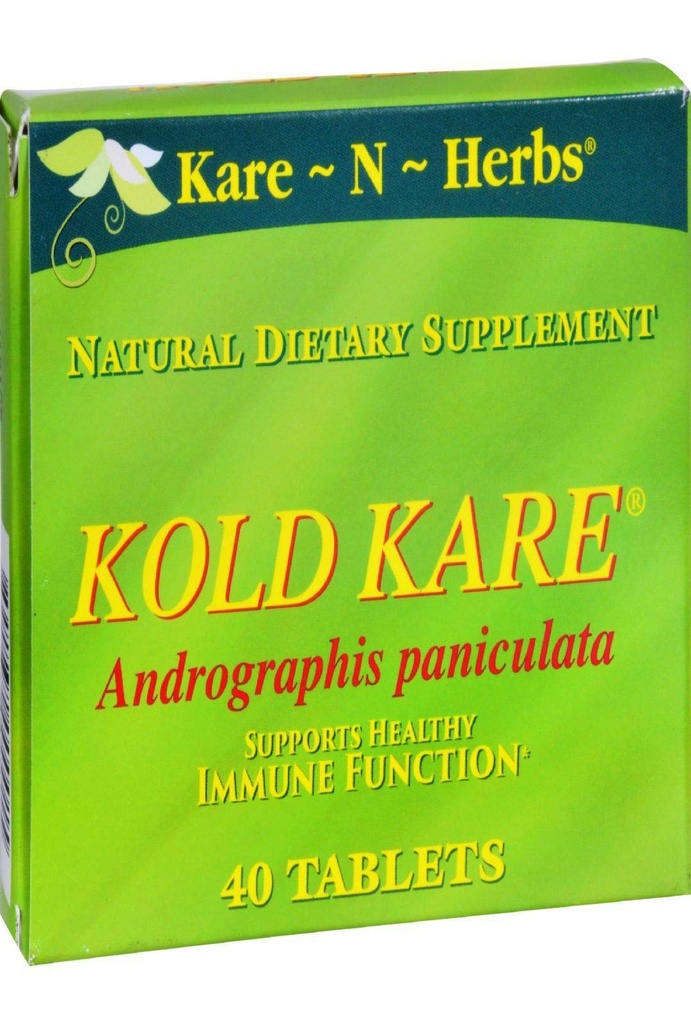 Kold Kare Daily Immune Health Funksjon, 40 greve | Effektiv mot kulde, Sinus, Allergi Symptomer | Ikke-Habit Forming | Ingen bivirkninger