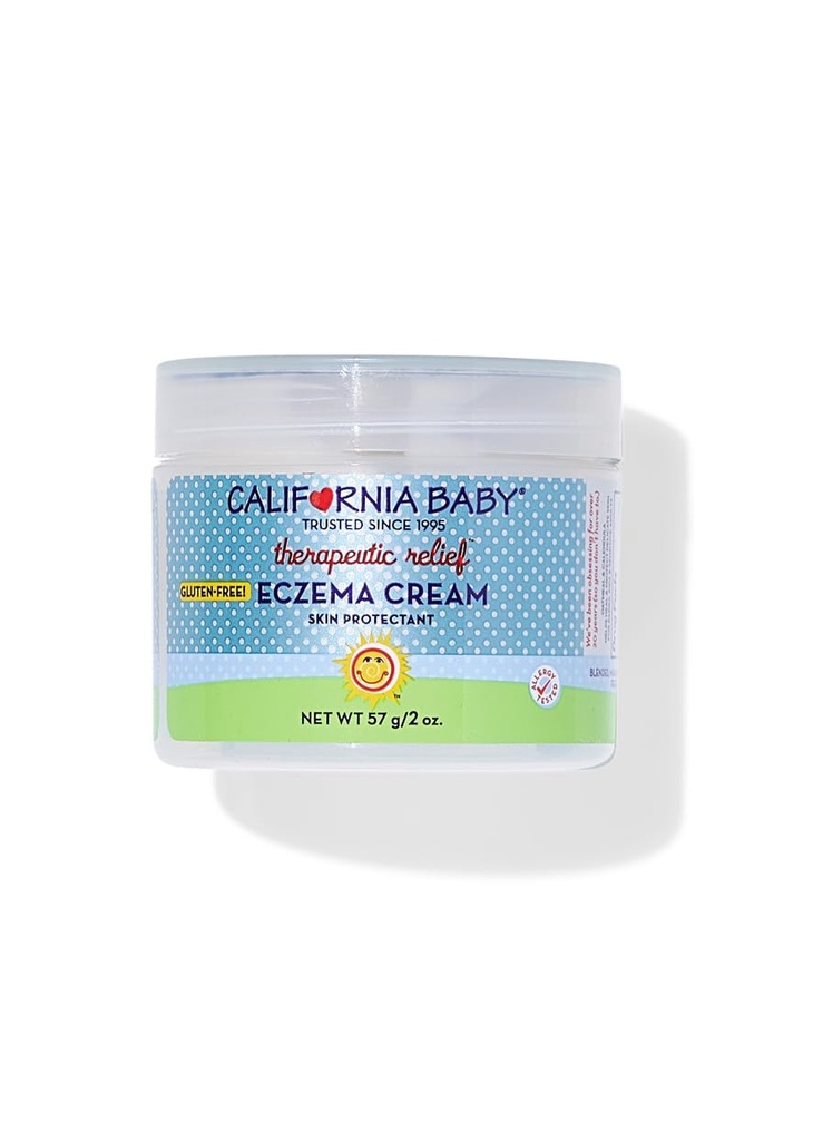 California Baby Eczema krem | Steroid-fri Eczema behandling | Colloidal havregryn + Aloe Vera | Soothing Eczema Lotion for barn + voksne | 57 g / 2 oz.