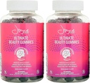 Joyce Giraud Ultimate Beauty Gummies, 60-dagers forsyning, støtter hud Hydration & sunn hudtone, 180 gummies