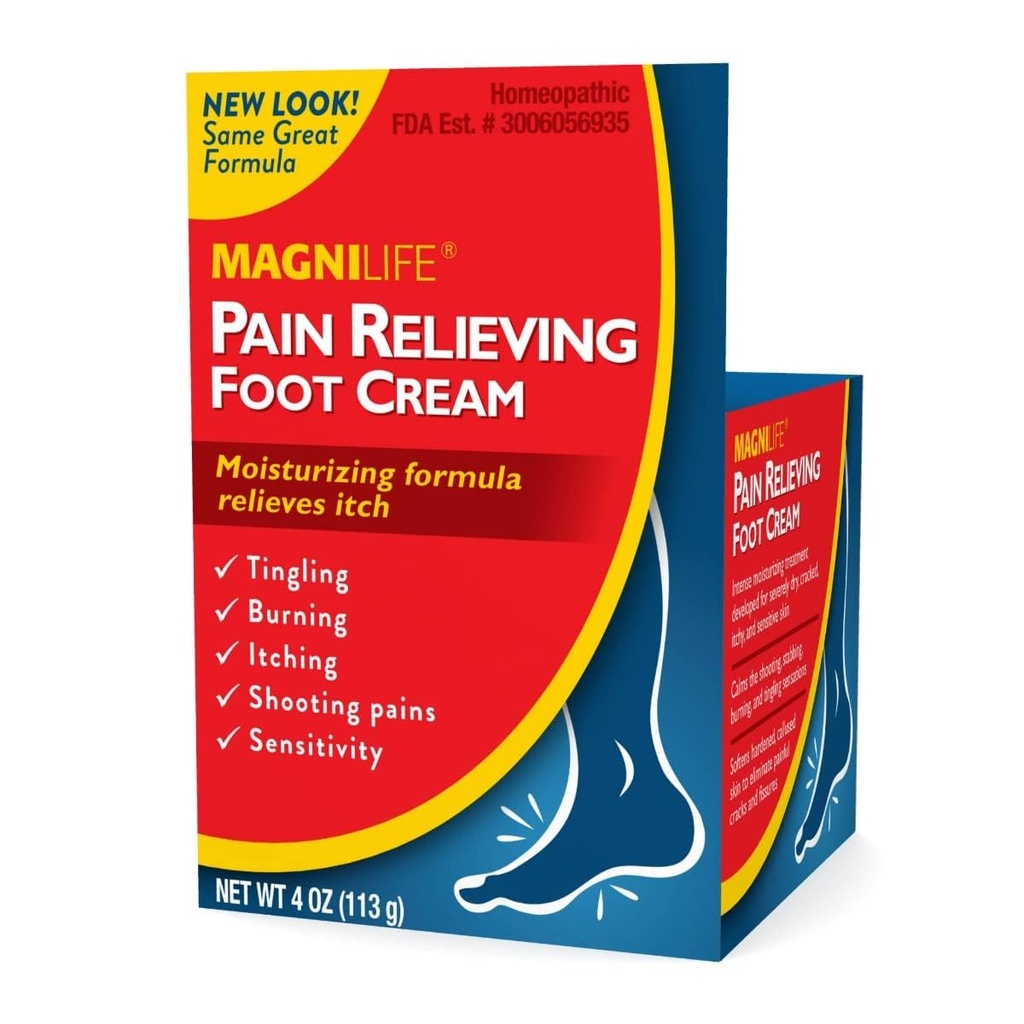 Magni Life DB smerte lindrer fotkrem, 4 ounce hver (2)