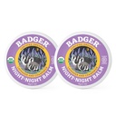 Badger - Night Night Balm, Kamille & Lavender, Naturlig søvn Balm for barn, Sentrert avslapping for barn, Kids økologisk søvn Balm, 2 oz (2 Pack)