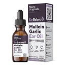 Marie Originals Natural Ear Oil Drops ® Mullein Hvite Hvite Hårete Drops for infeksjonsforebygging, Herbal øre Ache Drops for voksne, Kjæledyr, Soothes øresmerter og voksfjerning, øresekk Remedies (1 pakke)