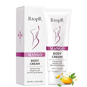 Barrier Mango Anti Cellulite Vekttap Slimming Cream Mage fettforbrenner naturlige ingredienser ben, armer, høy og waist fett, anti cellulite, rask slimming kvinner [pakke av 2] 40 gm