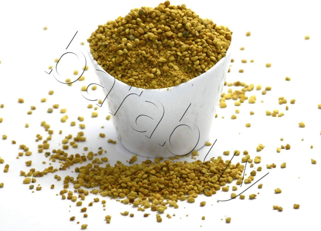 vildmark BEE Pollen 100% ren naturlig ikke-prosessert Bee Pollen Granules 5 lbs, gul, pakke med 1