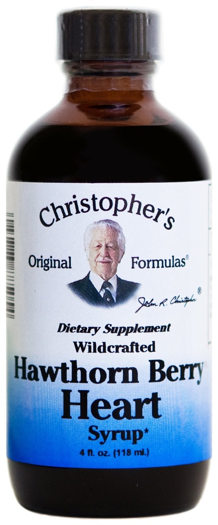 Dr. Christophers opprinnelige Formeler Hawthorn Berry hjerte Syrup, 4 Ounce