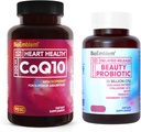 BioEmblem Beauty Probiotika for kvinner og coQ10 med BioPerine 90 greve