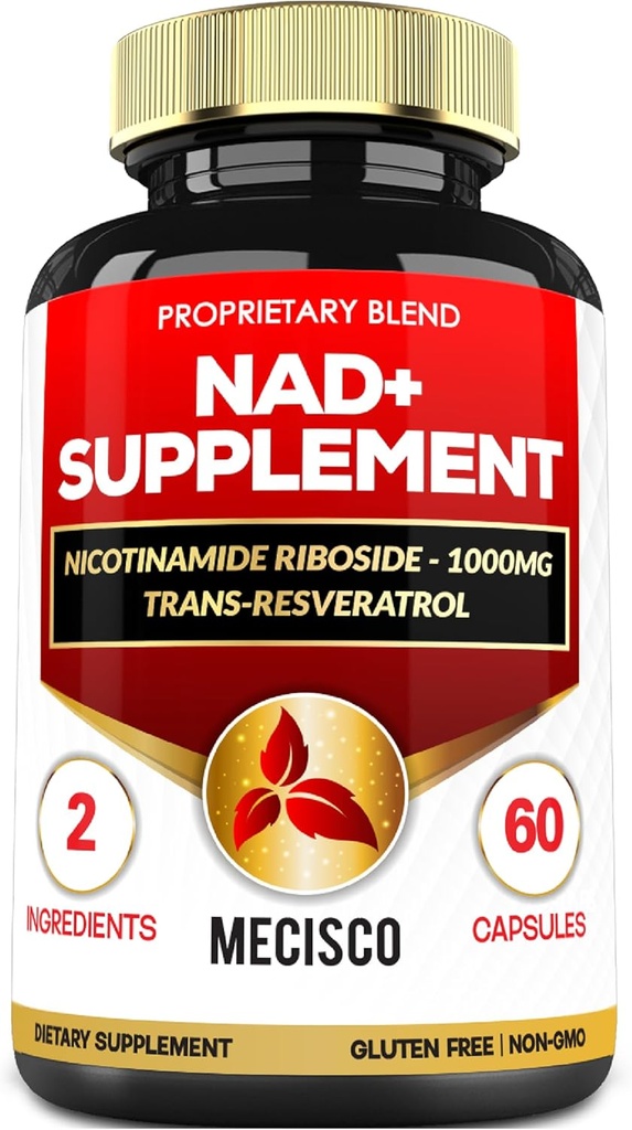 2in1 Supplement med Nikotinamid Riboside & Resveratrol - 60 kapsler i 30 dager