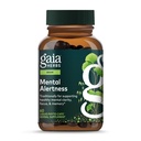 Gaia Herbs Mental Alerthet - Brain Support Supplement for å opprettholde fokus og minne * - med Eleuthero, Ginkgo Leaf, Gotu Kola, Rosemary & Oats - 60 Vegan flytende fyto-kapsler (15-dagers forsyning)
