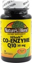 Naturens blanding HiSorb CoQ10 30 mg, 30 Softgels - hjerte helsestøtte, krystallfri, Max biotilgjengelighet, klinisk bevist, Glutenfri, Ingen kunstige farger eller flavors, kosttilskudd