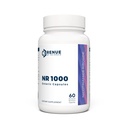 RENUE by Science Nikotinamid Riboside | Høy styrke NAD Supplement | 60 Nicotinamid Enterisk-koated kapsler - 1000 mg Nikotinamid Riboside per servering | Produsert i USA Tredjeparts testet