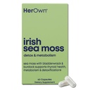 Hennes egen Irish Sea Moss Capsules, Burdock Root, Bladderwrack, Detox, Metabolisme, Immunstøtte, Hud Helse, Naturlig felles støtte, Nærende rik Superfood høy i Mineraler, 60 greve
