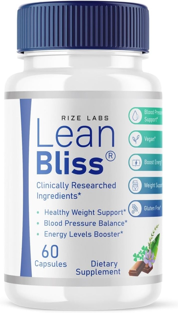 Lean Bliss Vekttap piller, Lean Bliss fettforbrenning formel, LeanBliss Avansert Metabolisme Kapsler for naturlig vektkontroll og blod støtte, LeanBliss Dietary Supplement anmeldelser (60 kapsler)