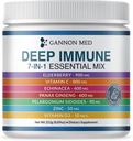 Ultimate Forsvarsimmunitetsvitaminer for voksne og barn - immunforsvarskapsler med eldrebær, vitamin C, Echinacea, hvitløk, Panax Ginseng og sink - 120 Caps (8,8 Oz pulver)