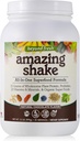 Beyond Fresh Amazing Shake, Superfood Formula, Planteprotein Basert, Lav Netto Carbs, Helfood Protein, Måltid erstatning, Naturlig Sjokolade Flavor, 999 gram, Hvit