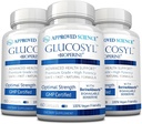 Godkjent vitenskap Glukosyl Supplement - 250 mg Berberine, Mulberry, Aqueous Cinnamon - 60 Vegan Capsules - Pakke med 3