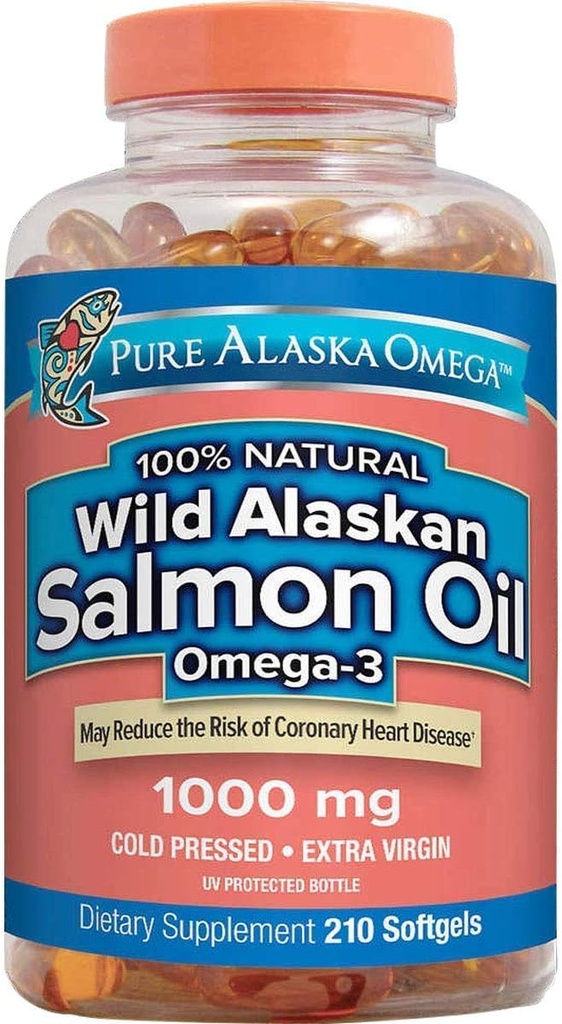 Ren Alaska Omega-3 Wild Alaskan Salmon Oil 1000 mg 210 ct
