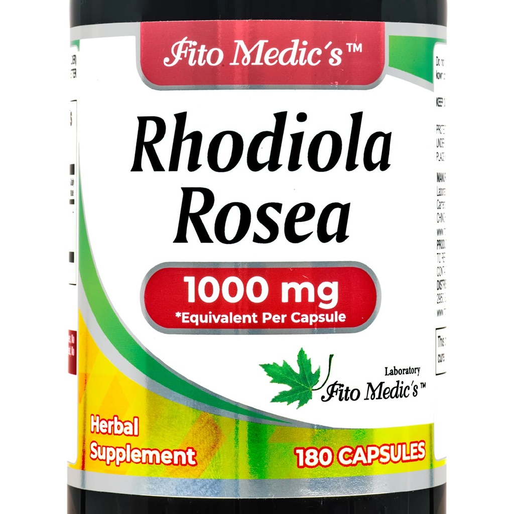 Lab - rhodiola rosea - rhodiola rosea Supplement -180 Caps - Ultra høy absorpsjon.