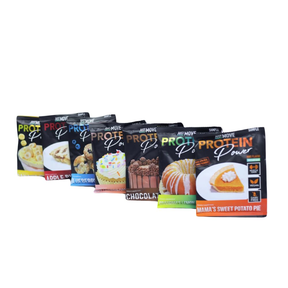 Bare flytt protein prøve pakke Bundle - 7 Flavors