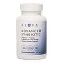 Alaya Naturals Advanced Synbiotics - Probiotic + Prebiotic - 14 milliarder CFU forsinket frigjøring Probiotic Supplement med prebiotika fra Sunfiber® og L-glutamin for Gut Lining Integritet - 60 kapsler