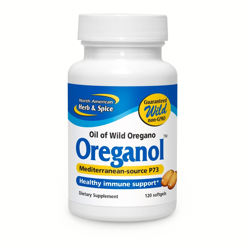 Nordamerikanske urter og krydder, Oreganol P73 Softgels, 120 greve