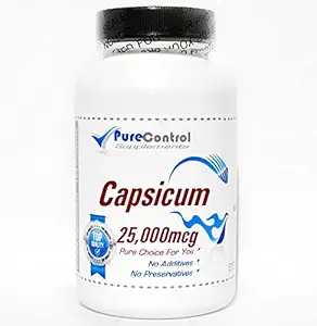 Capsicum 25 000mcg // 200 kapsler // ren // ved renkontroll kosttilskudd