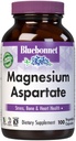 Blåbonnet Ernæring Magnesium Aspartat, Stress Relief*, Bein Helse*, Hjernehelse*, Ikke-GMO, Vegan, Kosher-sertifisert, Glutenfri, Soya-fri, Dairy-Free, 100 Grønnsaker Kapsler, 50 Serveringer