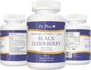 Liposomal immunforsterkning Svart Elderbær - Vitamin C - Sink Glutenfri vegetarisk trygt kosttilskudd 60 Vegetariske kapsler