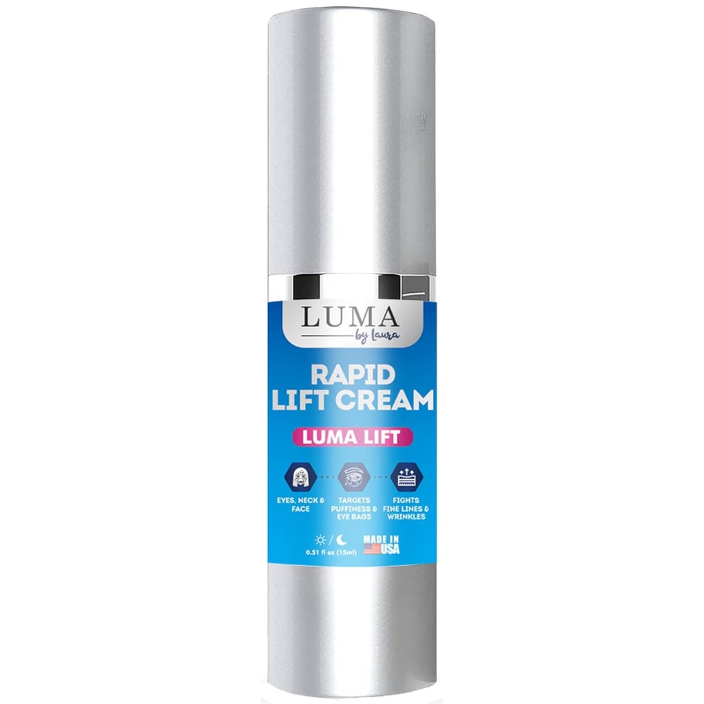 Øyekrem for mørke sirkler og puffiness, Øyeposer og anti-bryngle øyekrem - Plantebasert serum med raske aktive ingredienser - Tightens og Sculpts hud - laget i USA - 0,5 fl oz