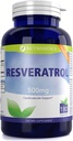 Resveratrol 500mg 180 kapsler 90 serveringer på 1000mg eller 60 serveringer på 1500mg