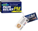 Helse A2Z, Extra styrke smerte lindring PM,24 tabletter, sammenlignet med Tylenol PM aktiv