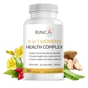 4-i-1 Kvinners Hormonal Balance Complex Supplement | Rosehip, Pueraria og Aften Primrose med Soy Isoflavones Menstruell Syklus, Menopause, Energi nivå og sunn hud støtte