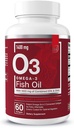 Essentielle elementer Omega-3 Fish Oil Supplement med EPA & DHA | Fattysyrer for immunforsvar, hjerte og kognitiv støtte