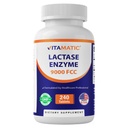 Vitamatisk Lactase Enzyme 9000 FCC 240 tabletter - Laktose Intolerance Relief Caplets