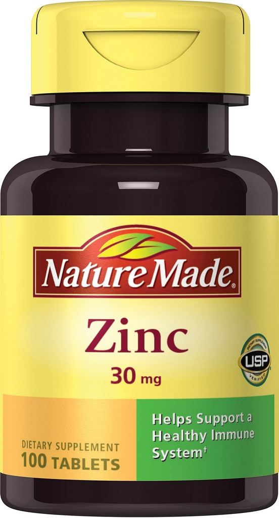 Naturlaget sink 30 mg, 100 tabletter (pakke med 6)