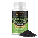 KING TUTS SECRET Black Seed Capsules - 500 mg 100 Softgels - Nigela Sativa Extract, Black Cumin Supplement for hår, Antioksidant støtte, immunsystem - Halal Svart Seed Cumin oljekapsler