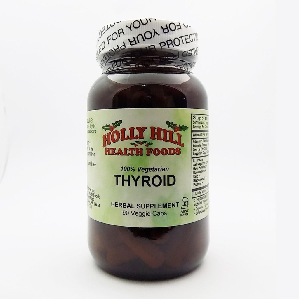 Holly Hill Helsemat, Thyroid, 90 Vegetariske kapsler