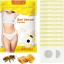 Bee Venom Patches,Bee Venom Lymphatic Drainage Patches,Bee Venom Lymphatic Drainage Patches for kvinner & menn 24pcs