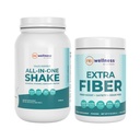Reignite Wellness av JJ Jomfru Vanilla Paleo-inspirert All-in-One Shake og ekstra fiber pulver Supplement