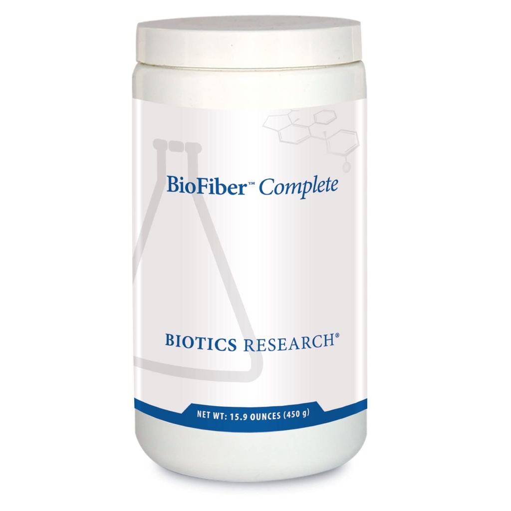 Biotics Research Biofiber Complete - 10 hele matfiber (organisk og ikke-GMO), 5g Fiber Per Serving, Easy-to-Mix pulver, Prebiotic Gut støtte 15,9 Oz