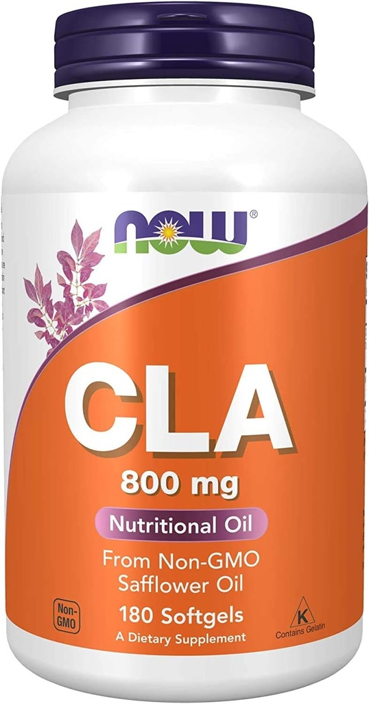 Nå CLA (KONJUGERT LINOLEIC ACID) 800 MG - 180 SOFTGELS