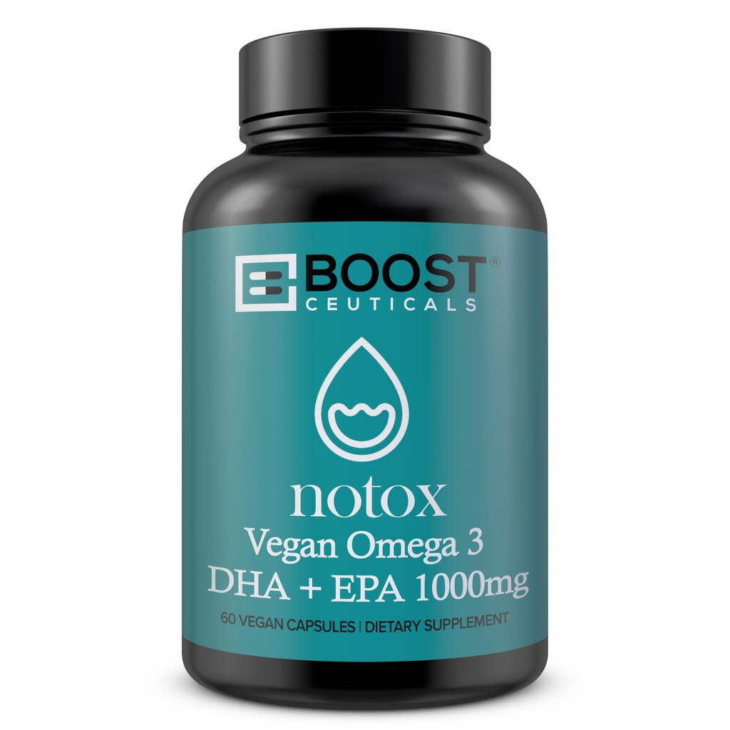 Vegansk Omega 3 Algae DHA 410mg Ingen Fiskbar Aftertaste | Hjerte Hjerne | Schizochytrium sp DHA EPA 60ct