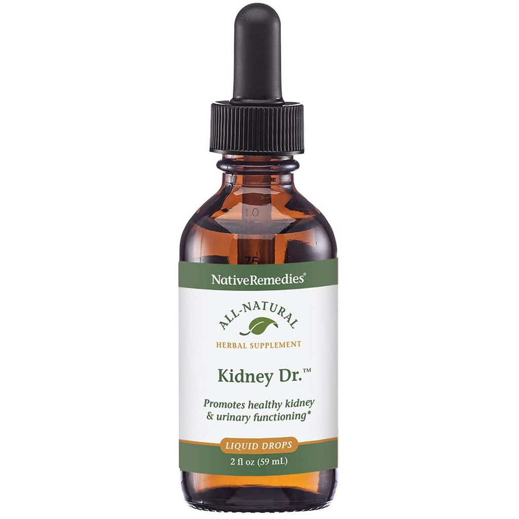 Native Remedies Nyre Dr. - Alt naturlig Herbal Supplement for nyre- og urinsystem helse - 59 ml