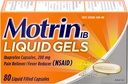 Motrin IB 200mg Ibuprofen flytende Gel smerte Reliever / Fever Reduser for smerte og smerte, 80 ct